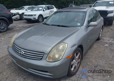 2004 Infiniti G35 z USA, uszkodzony, nr VIN JNKCV51E44M600751
